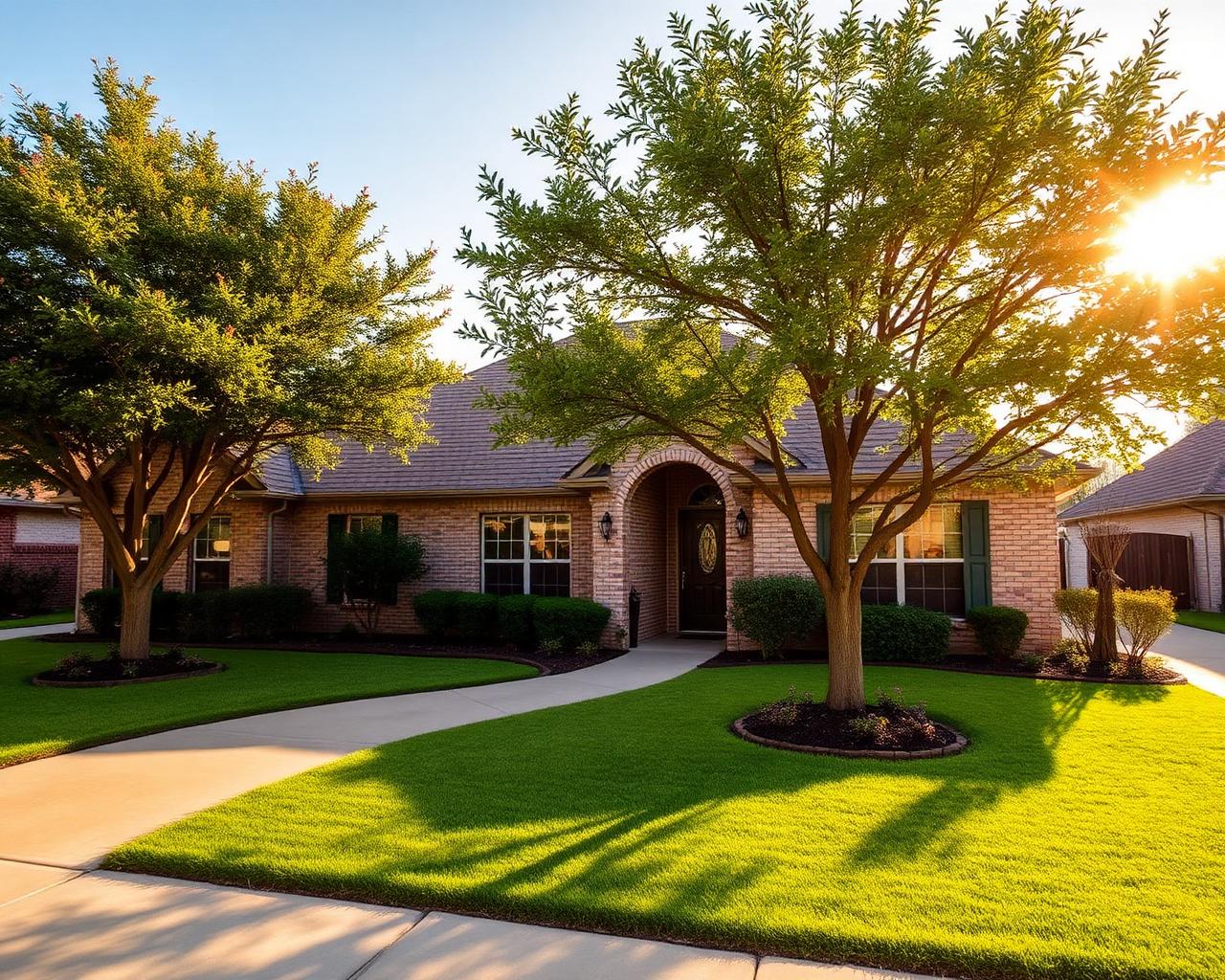 Completed roof replacement with clean ridge cap and flashing detail in Houston